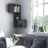 Part Modern Corner Shelf Narrow 82cm - Decortie
